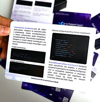Tył karty TypeScript