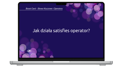 Słowa kluczowe i operatory